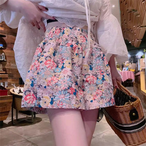 
Clearance pickup counter withdraws extra large size fat mm300*0.5kg shorts for women printed straight pants for women wide leg shorts for women