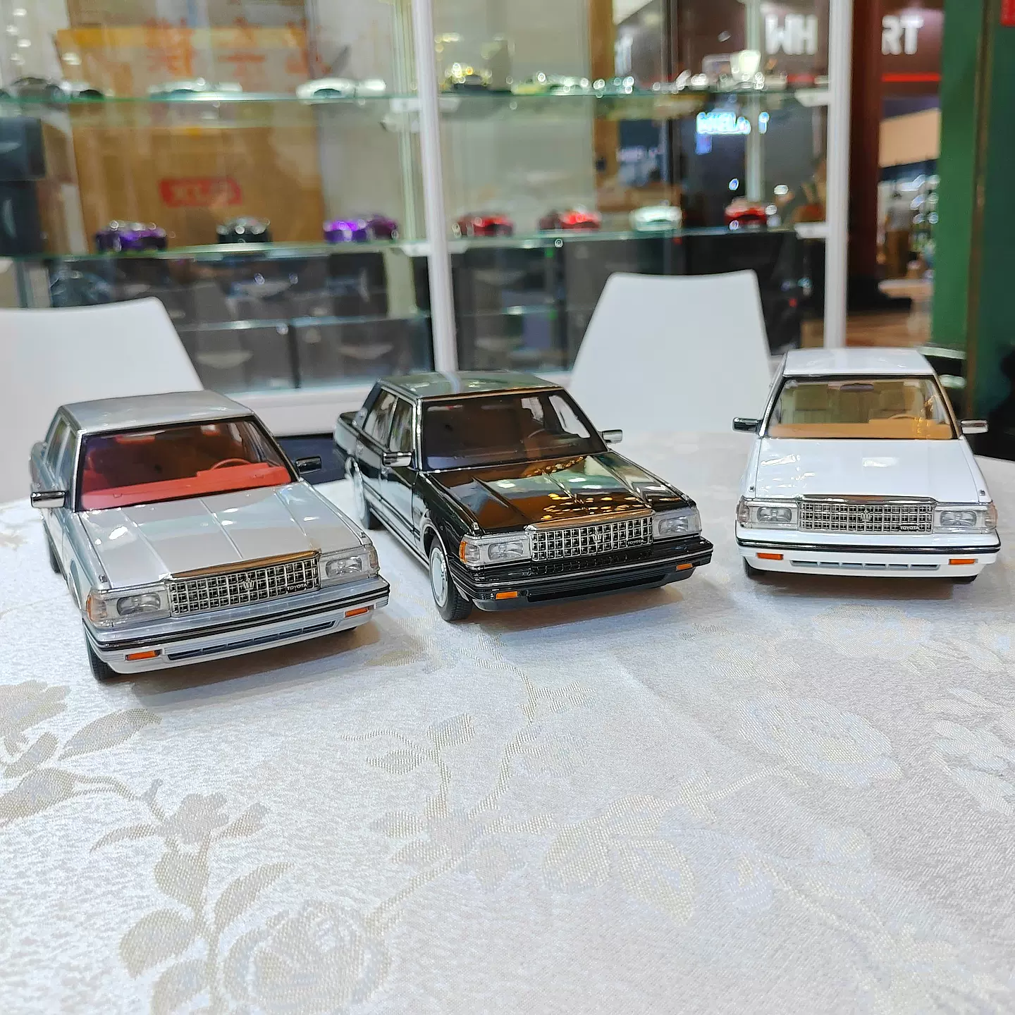 小光1:18汽车模型丰田皇冠MS122第七代合金全开Toyota Crown