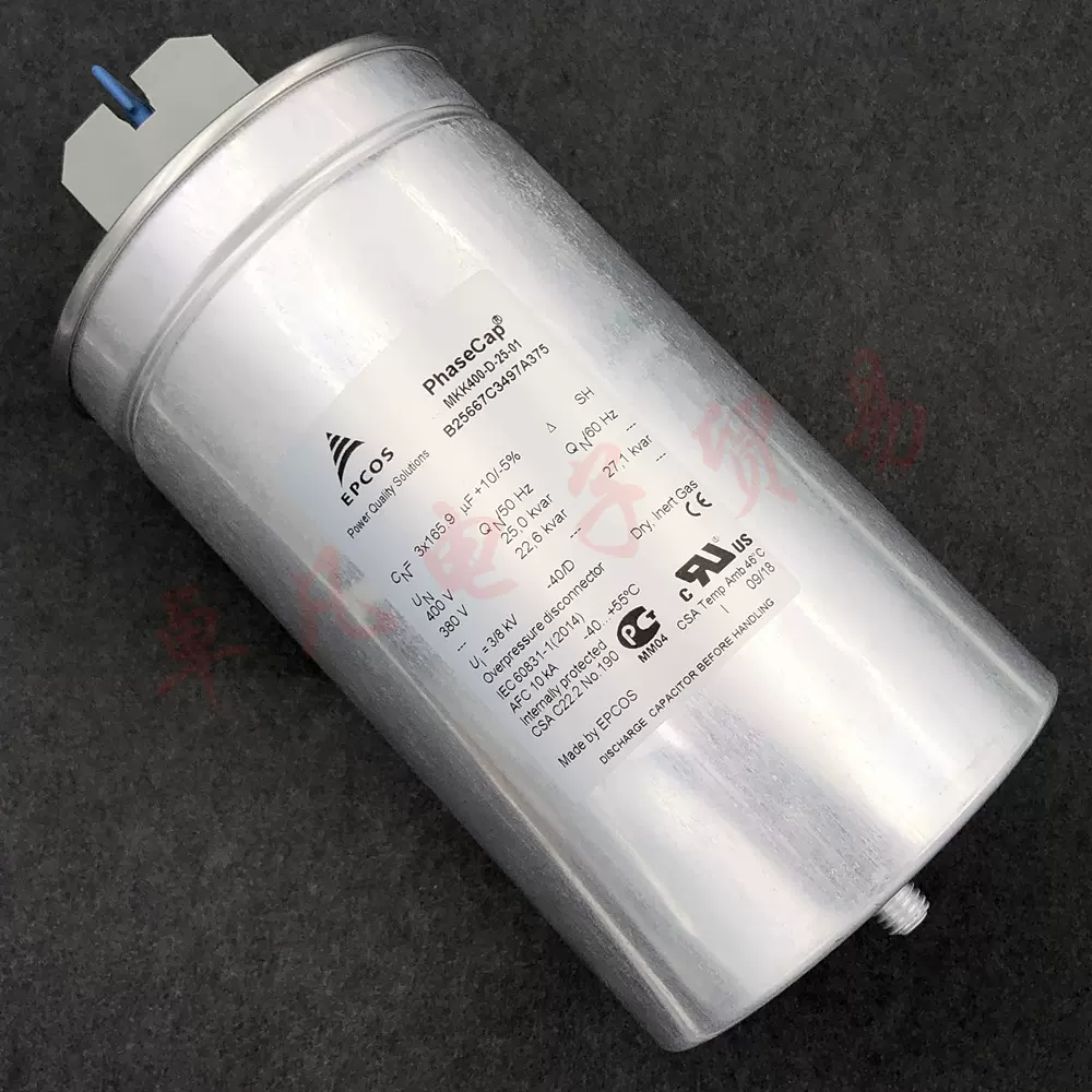 印度产EPCOS MKK400-D-25-01 电力补偿电容器B25667C3497A375-Taobao