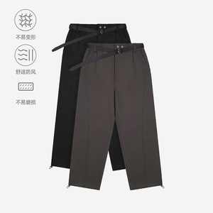 
Baiji winter loose velvet casual pants, warm trousers, solid color men's thickened straight, maintenance-free, versatile long trousers
