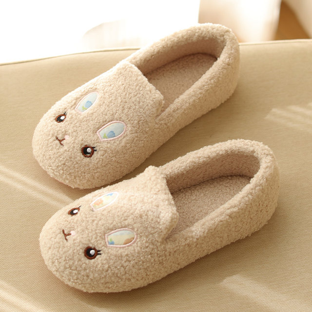Postpartum shoes, autumn, October and November, postpartum pregnant women's shoes, winter warm coral velvet soft bottom non-slip home cotton slippers