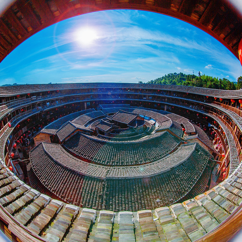 8人小团福建土楼永定高北土楼一日游|承启楼&侨福楼&世泽楼接送