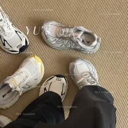 H55 Women's Shoes Sporty Chic Aerobic Plan Tilted Head Ultra-Light Sneakers Casual Hiking Versatile Outdoor Style