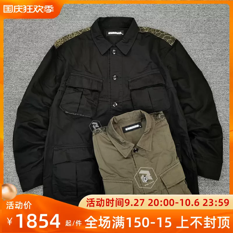 飘渺现货Neighborhood MIL-CARGO C-SHIRT LS四袋迷彩夹克男 20AW-Taobao