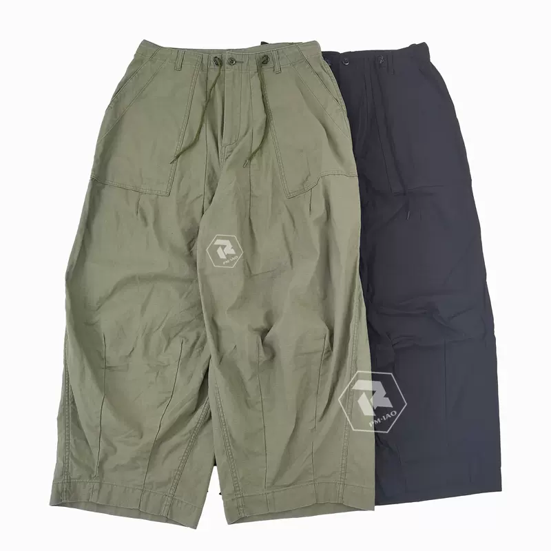 飘渺现货NEEDLES H.D. Pant-BDU 廓形阔腿工装裤宽松休闲裤男21AW-Taobao