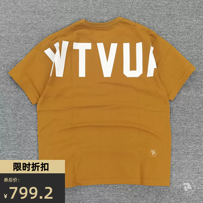 飘渺现货WTAPS STENCIL COPO WVTUA背后字母印花标语短袖T恤21AW-Taobao