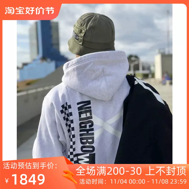飄渺現貨WTAPS NEIGHBORHOOD RIPPER HOODED元旦限定聯名骨頭帽衫-Taobao