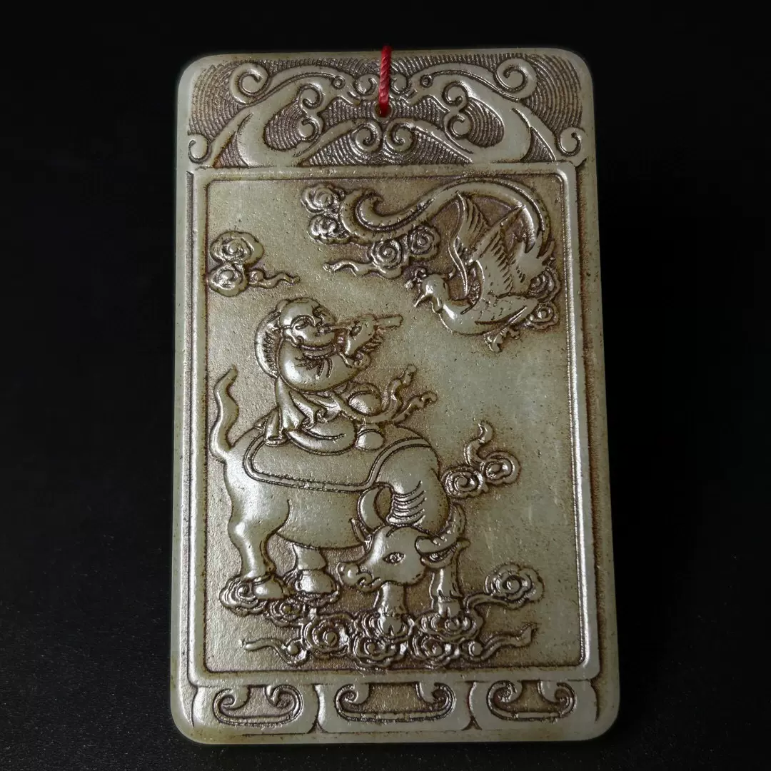 天然玉石　和田玉　古玉老玉　中国古代の美女　彫り　玉佩 天然玉石 和田玉 古玉老玉 中国古代の美女 彫り 玉佩