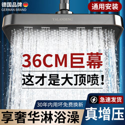 German High-Pressure Overhead Shower Head for Bathroom Showering