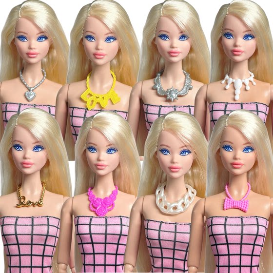 
Dress up doll 6 points st jewelry fr accessories necklace crown headband fashionista doll jewelry accessories