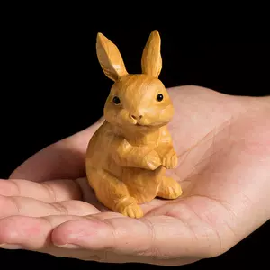 黄杨木雕兔- Top 500件黄杨木雕兔- 2024年4月更新- Taobao