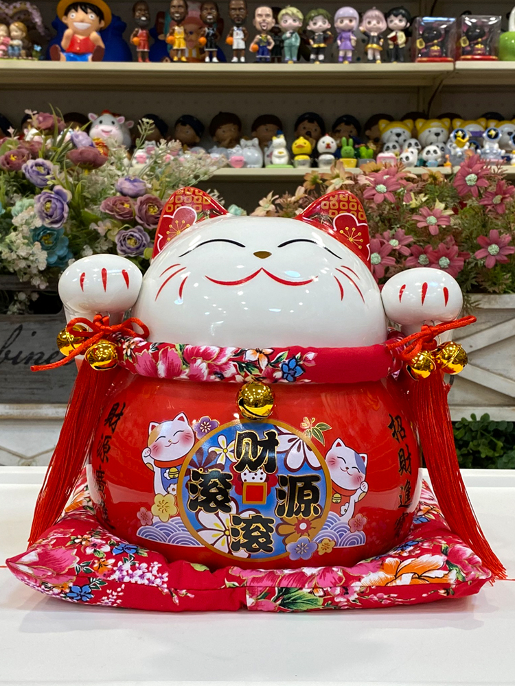 トイグラフ　カネゴン家族　　　⭐蓄光⭐　新品未開封 Shengxuan 招き猫オーナメント - 中国風セラミック貯金箱