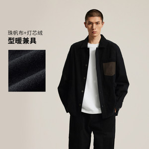 
Li Ning Wade x YNG DNA co-branded series men's corduroy loose casual shirt ASHU561-B product