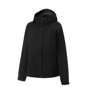 
Li-Ning three-in-one sportswear women's winter water-repellent comfortable plus velvet warm hooded jacket AWBU050