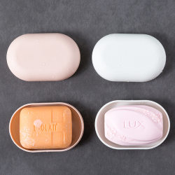 Travel soap box with lid portable creative seal