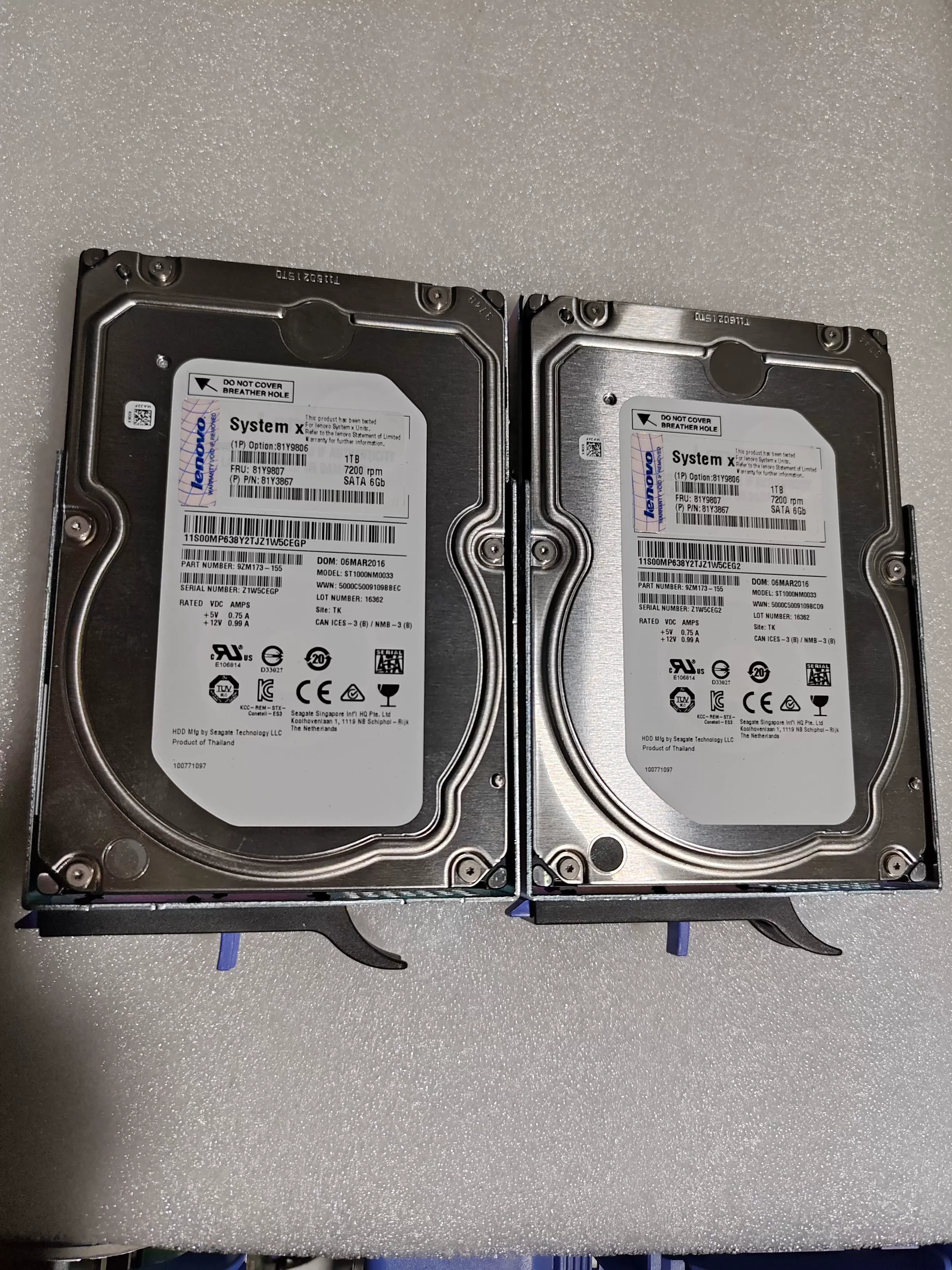レノボ・ジャパン旧IBM 1TB 7200rpm 6Gbps NL SATA 3.5型 HDD Gen2 HS 81Y9790
