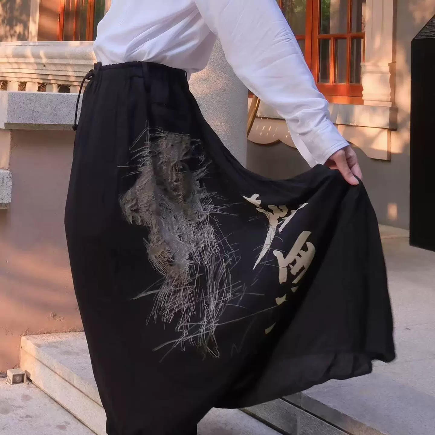 19aw Yohji Yamamoto POUR HOMME 虚無妄想 ネクタイ yohji yamamoto