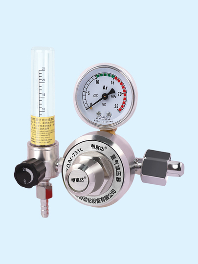 アルゴンガス調整器 流量計2連式 YR-85F-F2M-25Ar ヤマト産業 流量計　アルゴン