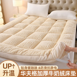 Winter Thickened Milk Velvet Mattress Tatami Floor Mat Soft Mattress for Student Dormitory Single Bed Home Bedroom Foldable