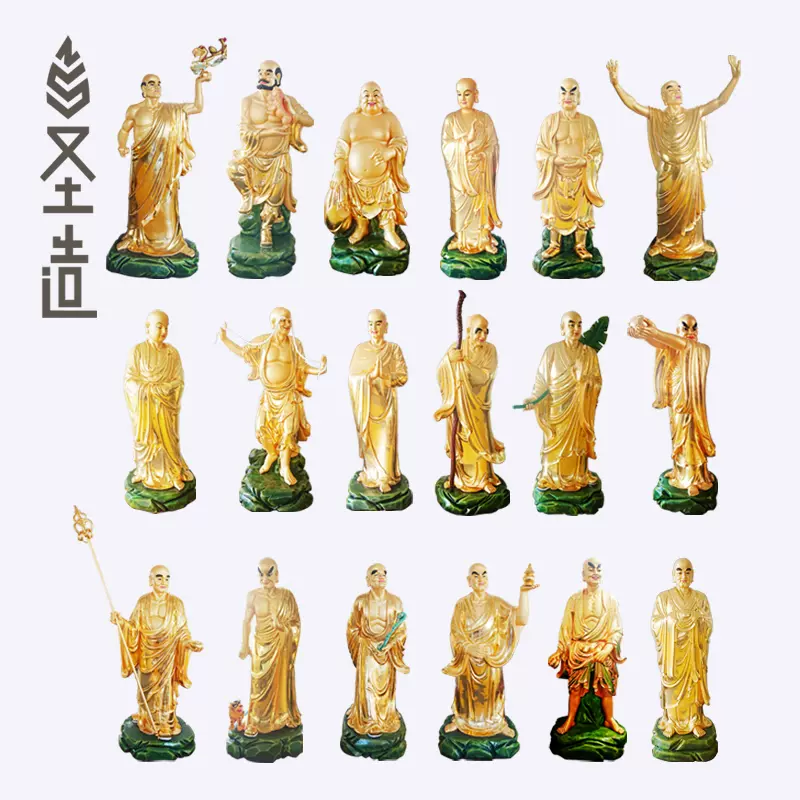 昭和中期 手彫り 木製 羅漢像 彫刻 Yahoo!オークション -「羅漢