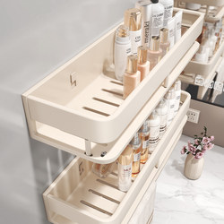 Youqin Bathroom Storage Rack, Heightened Bathroom Sink Shelf, No-Drill Wall-Mounted Toilet Storage Shelf