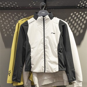 
Li Ning sports cotton jacket for women 2025 spring new running series warm splicing jacket jacket AJMV082