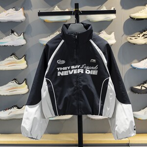 
Li Ning x LPL joint series 2025 new winter women's waterproof and warm loose short cotton jacket AJMV170