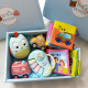 Newborn infants and young children Bai Tian Toy Zhi Yi Box Give Children's Newborn Boyfriend Full Moon Birth Gifts
