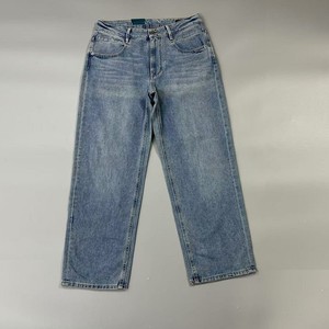 
ABLE JEANS men's jeans autumn and winter retro washed three-dimensional loose straight straight trendy cool casual trousers for men