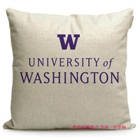 University Of Washington Souvenir Custom Cushion Pillow  
