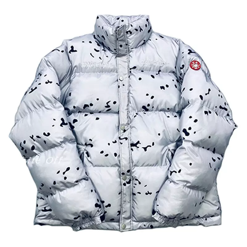 CAVEMPT C.E CAV EMPT PUFFER JACKET斑点男女棉服保暖羽绒服外套-Taobao