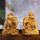 Bulze woodcarvan elephant Chinese wood carving home jewelry living room porch office decoration gift delivery decoration

