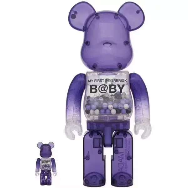 日本直邮Be@rbrick 澳门紫色千秋1000% 全新未开封bearbrick-Taobao