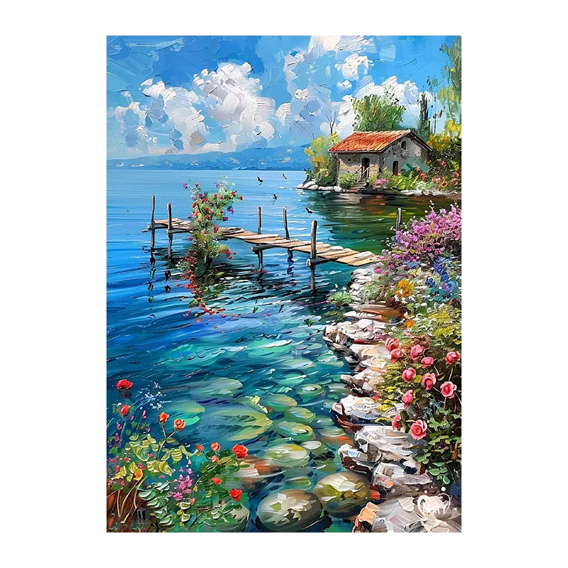 油彩画　海　小屋 油彩画 海 小屋 【公式通販】