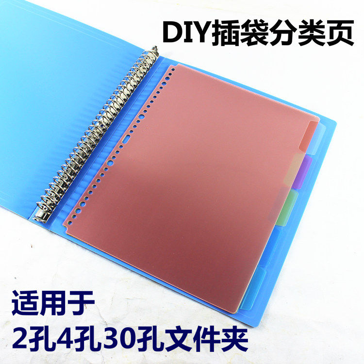 Maidal A4 インデックス用紙 - ルーズリーフ仕切り挿入シート (1