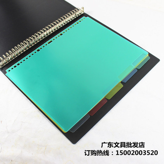 Maidal A4 インデックス用紙 - ルーズリーフ仕切り挿入シート (1