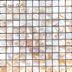 Oil-Patterned Natural Shell Mosaic Self-Adhesive Bathroom Living Room Balcony Bedroom Background Wall Stickers Eco-Friendly Tiles