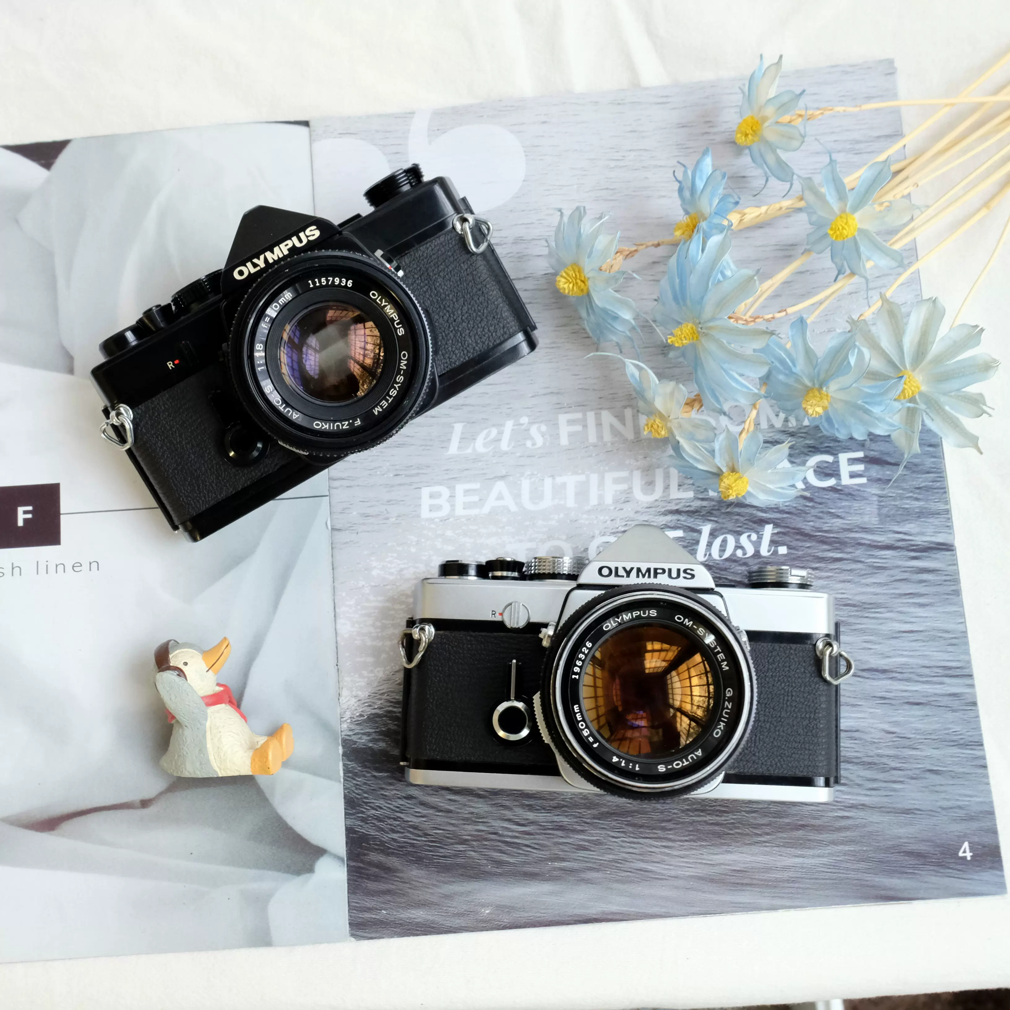 Olympus奥林巴斯OM-1 OM1+50/1.8大光圈镜头全金属机械胶片相机-Taobao