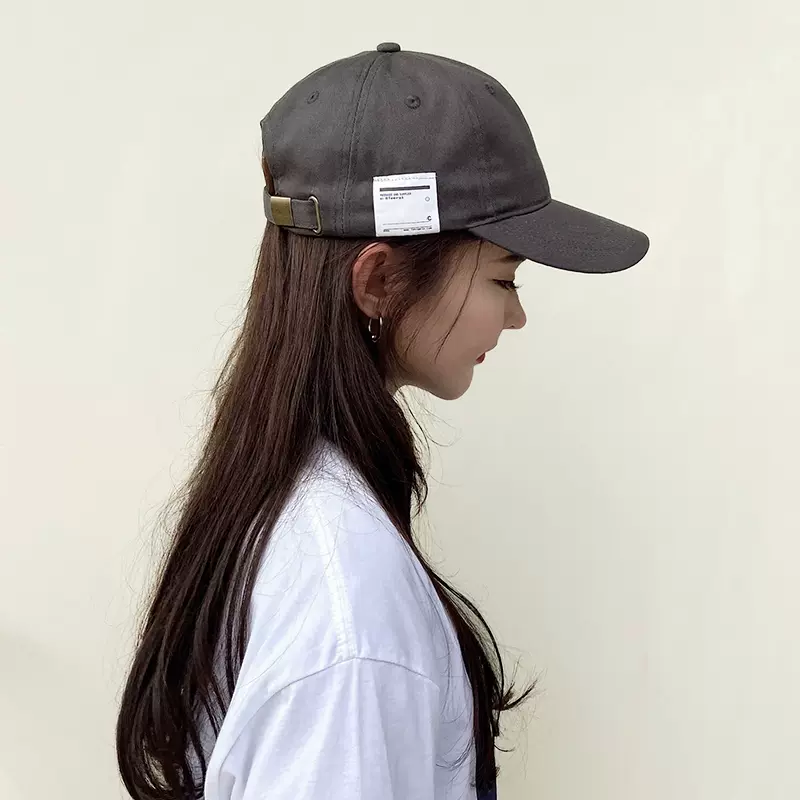 Teergl原创潮牌春夏设计感遮阳防晒棒球帽情侣侧面白标