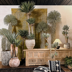 Desert Rainforest Artificial Green Plant Potted Olive Tree Large Fake Plant Ornament Indoor Home Decoration Landscaping