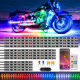 Motorcycle LED magic light modified atmosphere light waterproof multi-color belt remote control brake steering Bluetooth suitable for Harley