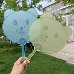Cute Bear Fan for Home Use, Portable Children's Hand Fan, Cute Summer Promotional Gift for Girls
