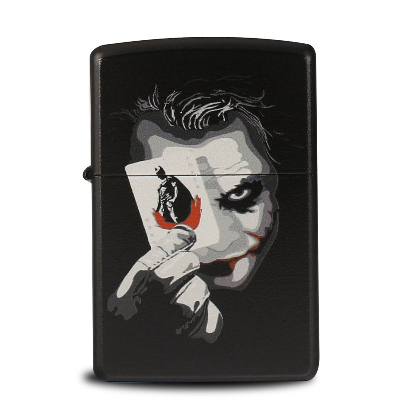 American Original Authentic Zippo Lighter - Genuine Dumb Paint Color  Printing - Batman Clown Joker Gift Customization