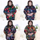 Qingcang middle-aged and elderly cotton clothing women's grandmother cotton jacket 70-80 year old mothers wear embroidered flower clip cotton jackets
