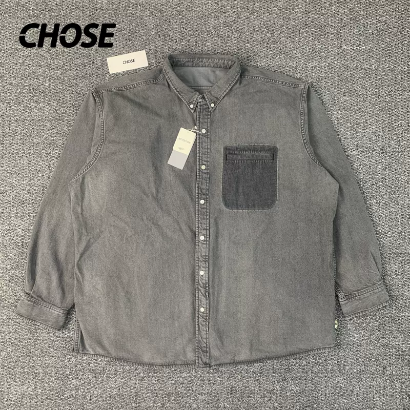 BEAMS SSZ 裏 UESD DENIM SHIRT BLACK Sサイズ BEAMS SSZ 裏 UESD DENIM SHIRT BLACK Sサイズ