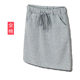 Wild high -waisted cotton sports casual pocket bag hip elastic skirt drawing skirt one -step sweater knitted skirt
