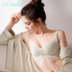 100% comfortable French lace gathering and adjusting mulberry silk medium-thick A cup ringless underwear 1705