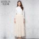 2025 mesh slim Hong Kong flavor large size tulle skirt puffy skirt women's irregular a half-body long skirt high waist