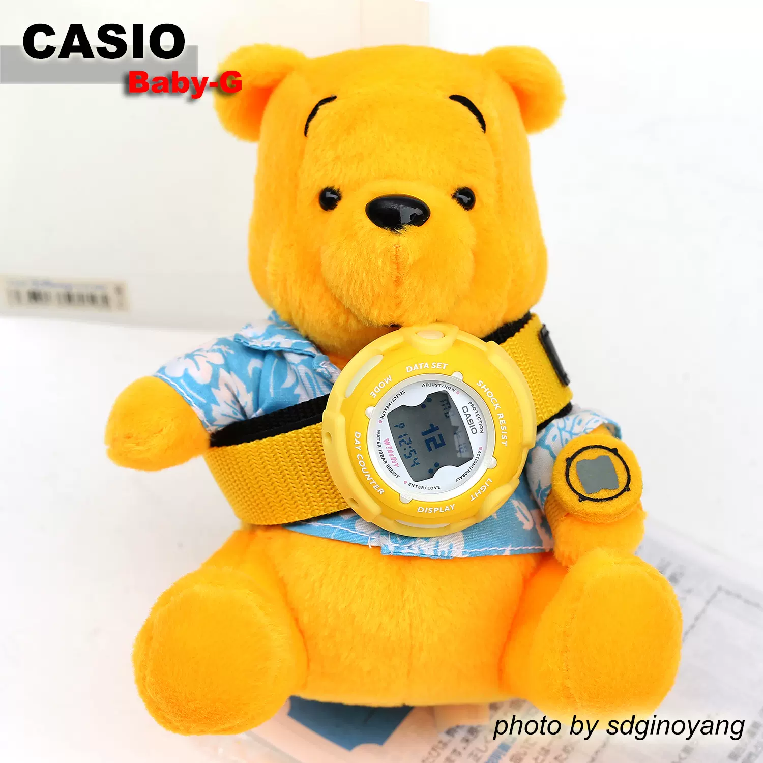 卡西欧CASIO Baby-G x 迪士尼2000小熊维尼BG-410限定全新结束-Taobao