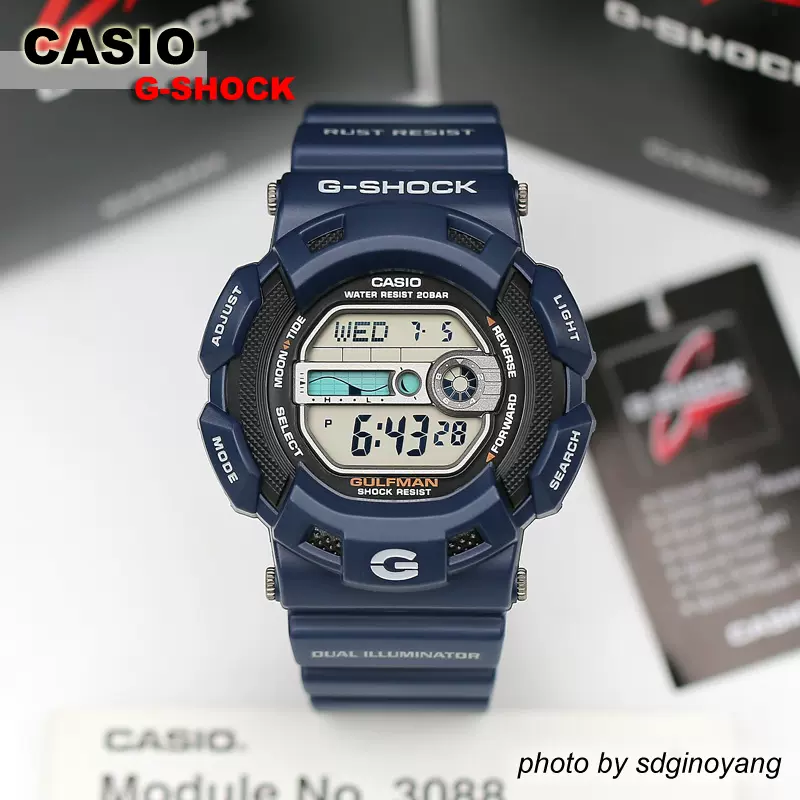 CASIO卡西欧G-SHOCK G-9100-2DR (深海蓝湾人系列) 全新结束-Taobao